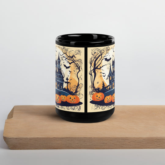 Black Glossy Mug - WhatUWant2Buy