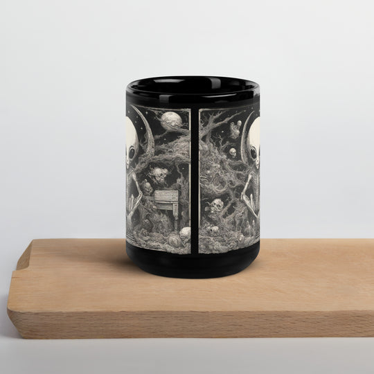 Black Glossy Mug - WhatUWant2Buy