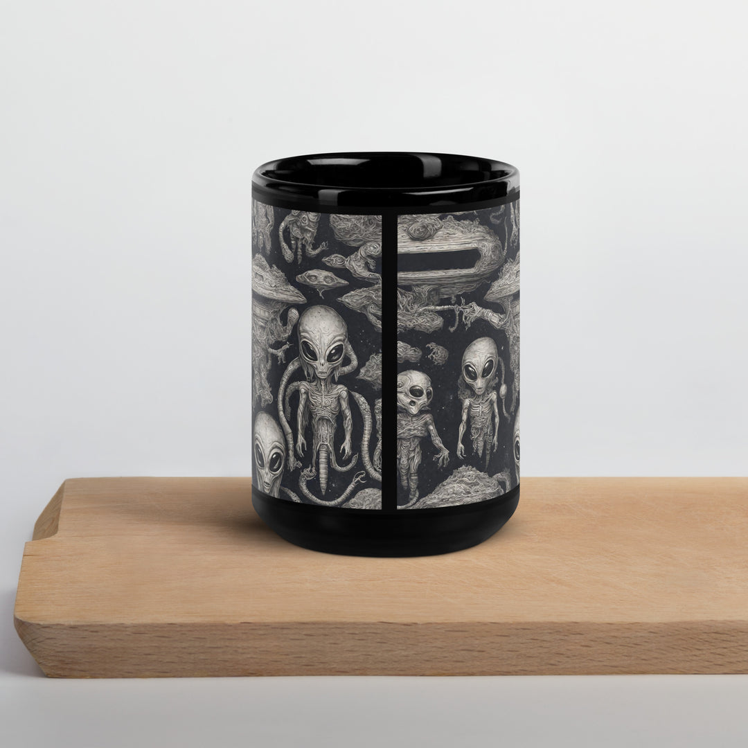 Black Glossy Mug - WhatUWant2Buy
