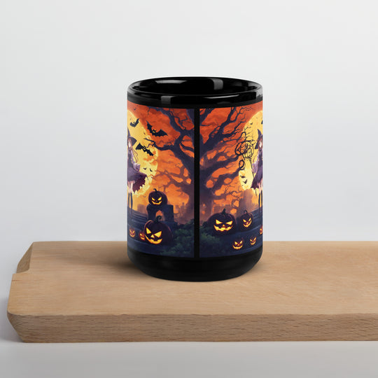 Black Glossy Mug - WhatUWant2Buy