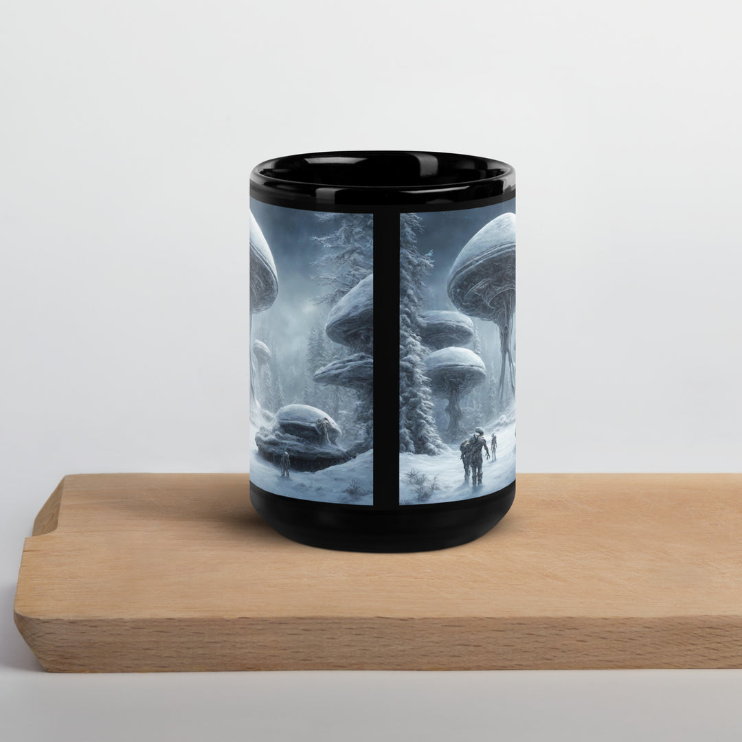 Black Glossy Mug - WhatUWant2Buy