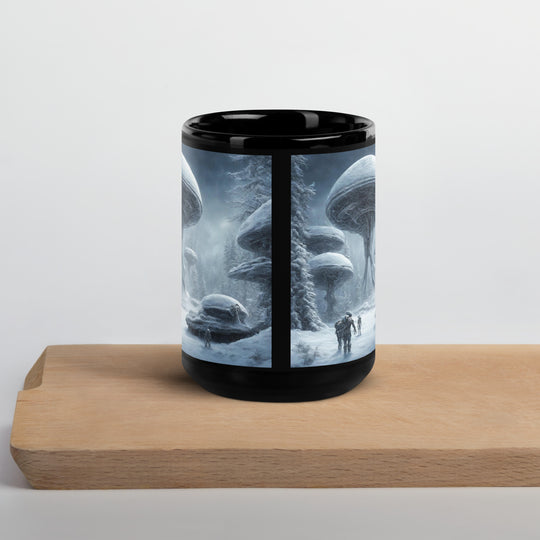 Black Glossy Mug - WhatUWant2Buy