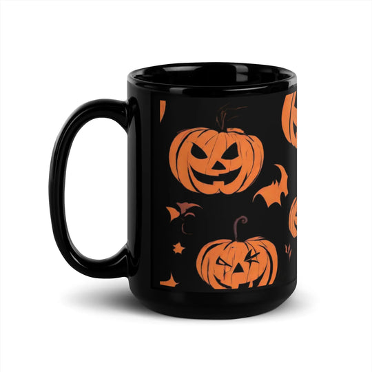 Black Glossy Mug - WhatUWant2Buy