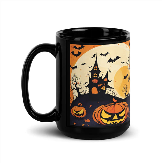 Black Glossy Mug - WhatUWant2Buy