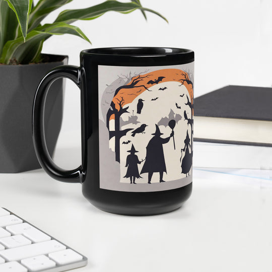 Black Glossy Mug - WhatUWant2Buy