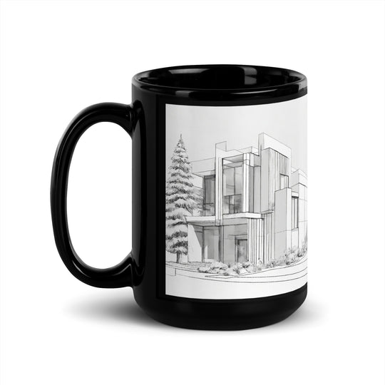 Black Glossy Mug - WhatUWant2Buy