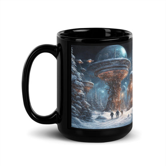 Black Glossy Mug - WhatUWant2Buy