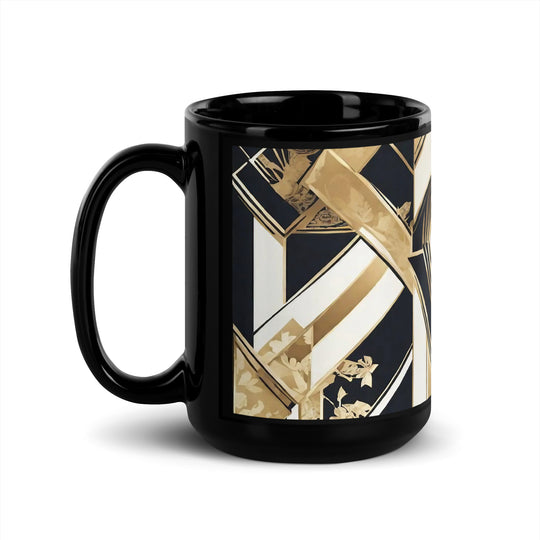 Black Glossy Mug - WhatUWant2Buy