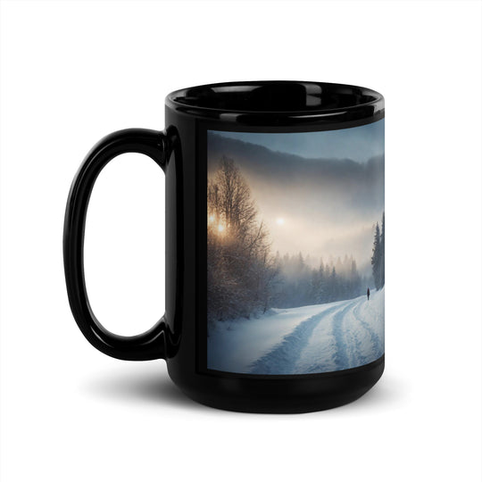 Black Glossy Mug - WhatUWant2Buy