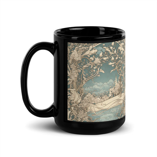 Black Glossy Mug - WhatUWant2Buy