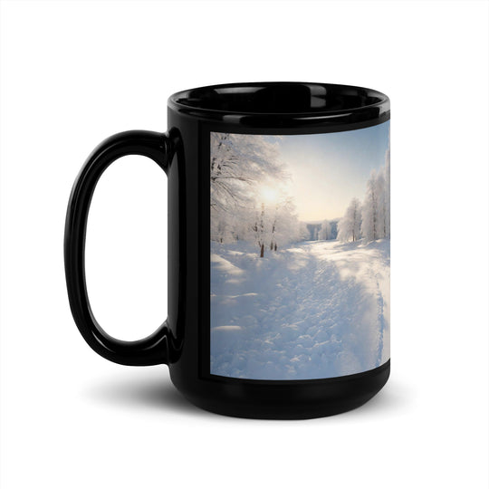 Black Glossy Mug - WhatUWant2Buy