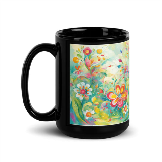 Black Glossy Mug - WhatUWant2Buy