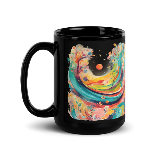 Black Glossy Mug - WhatUWant2Buy