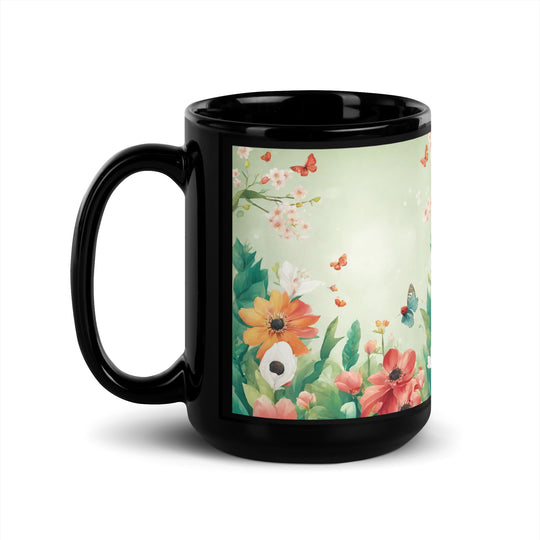 Black Glossy Mug - WhatUWant2Buy