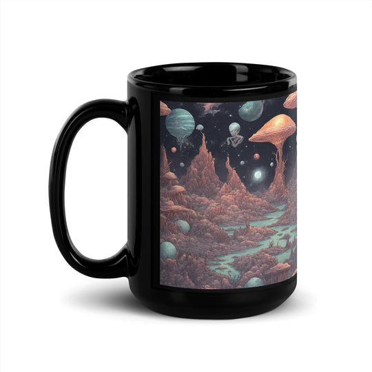 Black Glossy Mug - WhatUWant2Buy
