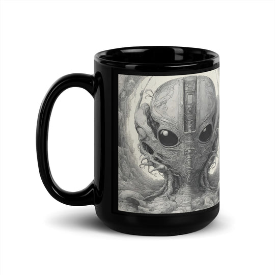 Black Glossy Mug - WhatUWant2Buy