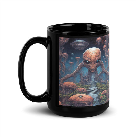 Black Glossy Mug - WhatUWant2Buy