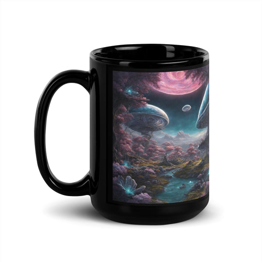 Black Glossy Mug - WhatUWant2Buy
