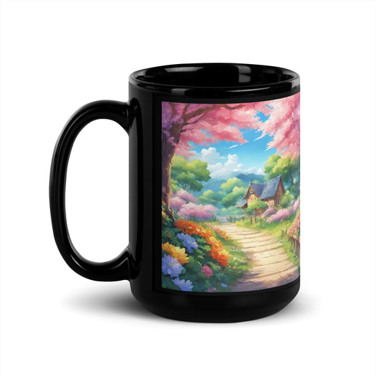 Black Glossy Mug - WhatUWant2Buy