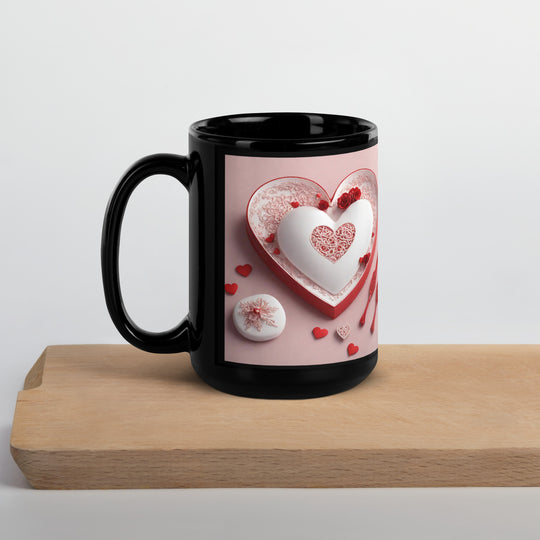 Black Glossy Mug - WhatUWant2Buy