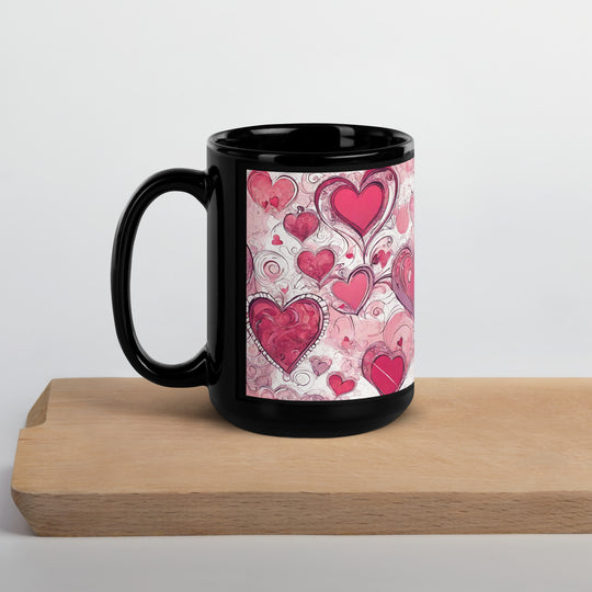 Black Glossy Mug - WhatUWant2Buy