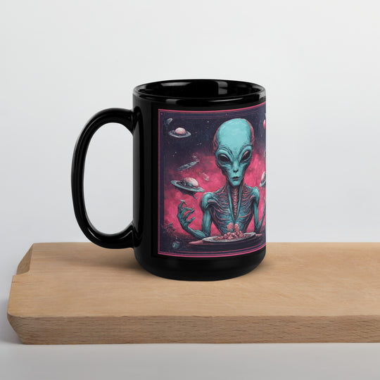 Black Glossy Mug - WhatUWant2Buy