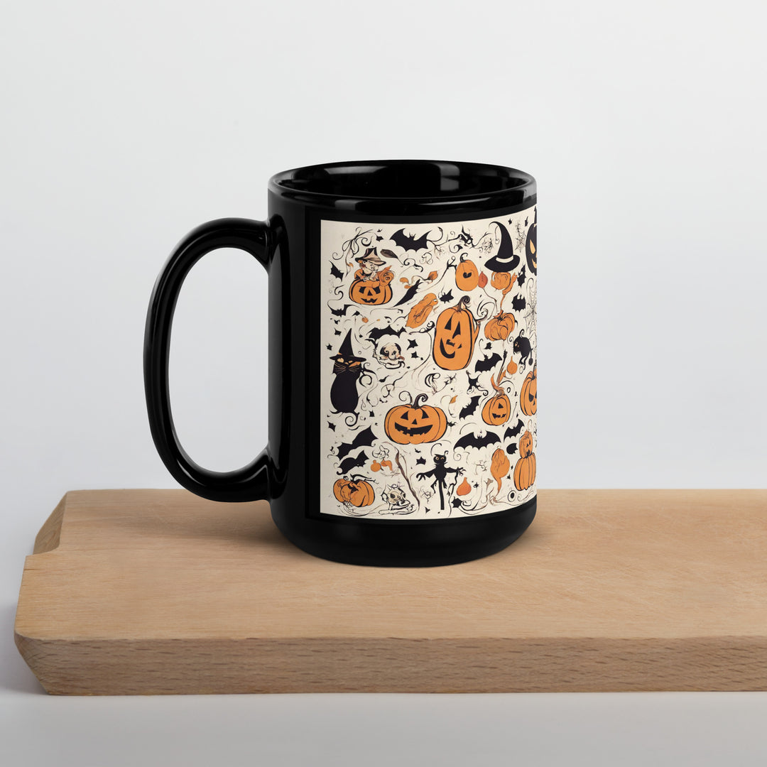 Black Glossy Mug - WhatUWant2Buy
