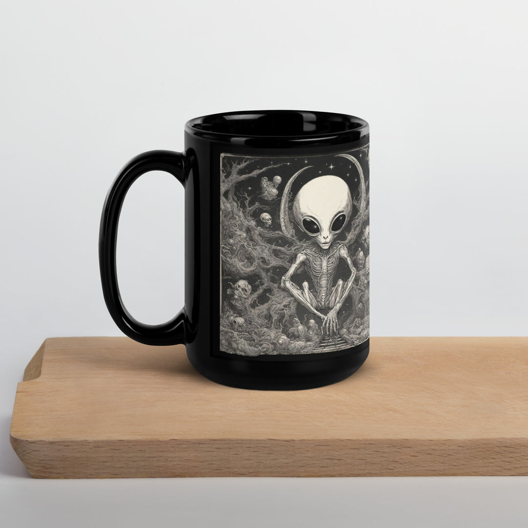Black Glossy Mug - WhatUWant2Buy