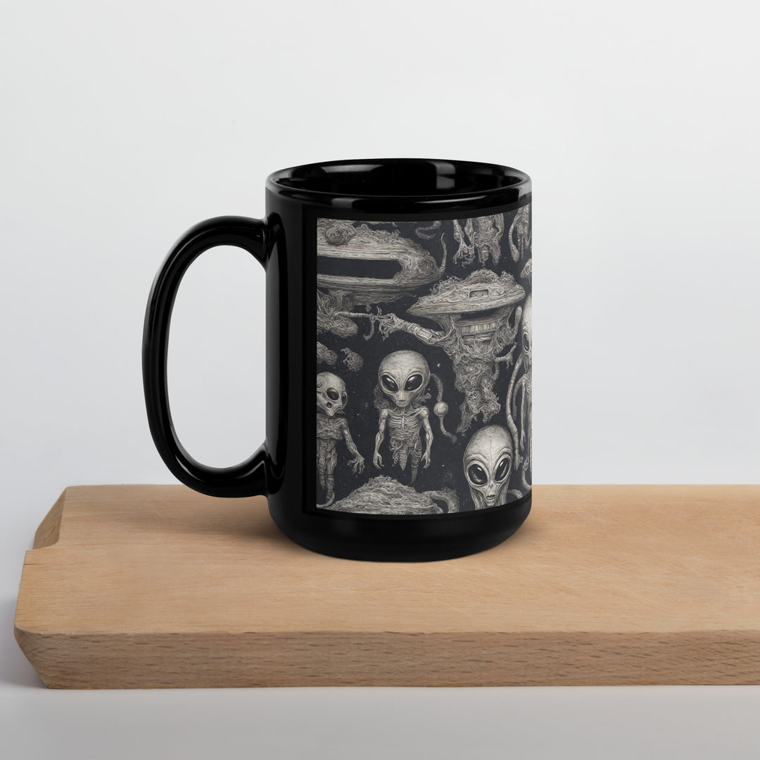 Black Glossy Mug - WhatUWant2Buy