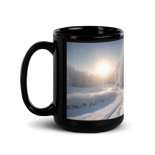 Black Glossy Mug - WhatUWant2Buy