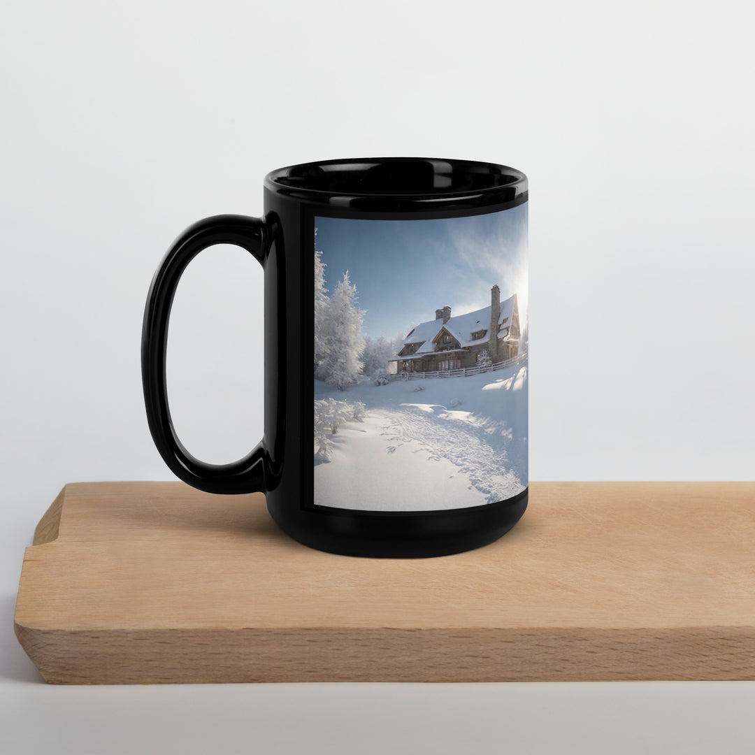Black Glossy Mug - WhatUWant2Buy