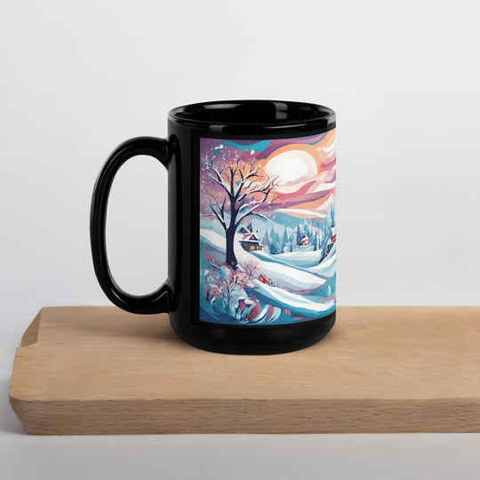 Black Glossy Mug - WhatUWant2Buy