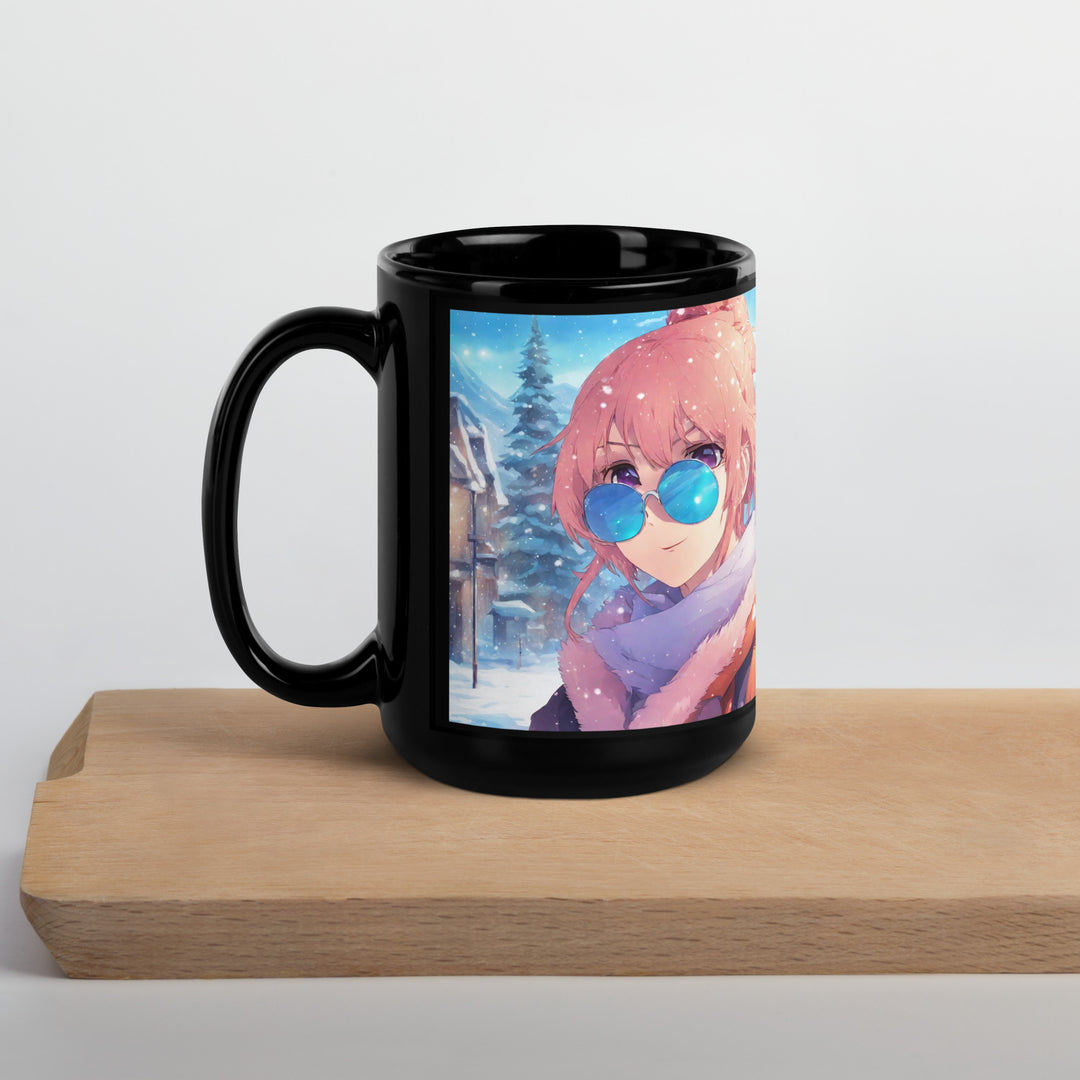 Black Glossy Mug - WhatUWant2Buy