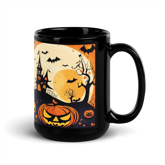 Black Glossy Mug - WhatUWant2Buy