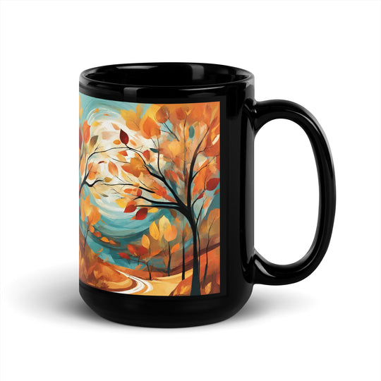 Black Glossy Mug - WhatUWant2Buy