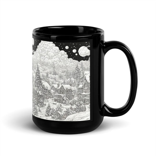 Black Glossy Mug - WhatUWant2Buy