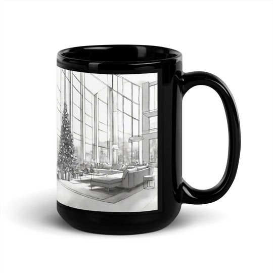 Black Glossy Mug - WhatUWant2Buy