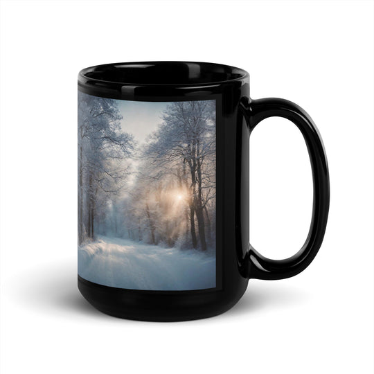 Black Glossy Mug - WhatUWant2Buy