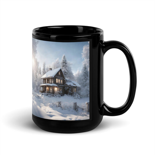 Black Glossy Mug - WhatUWant2Buy