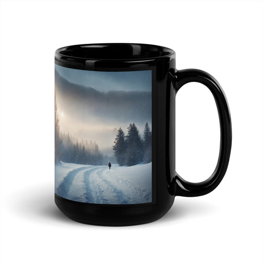 Black Glossy Mug - WhatUWant2Buy