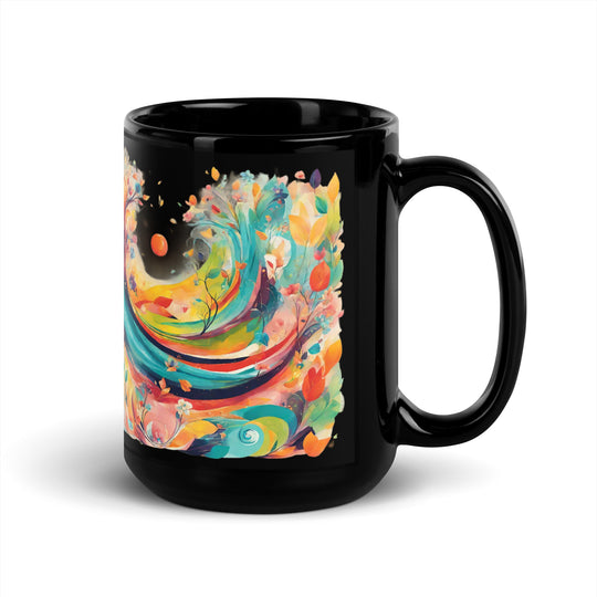 Black Glossy Mug - WhatUWant2Buy