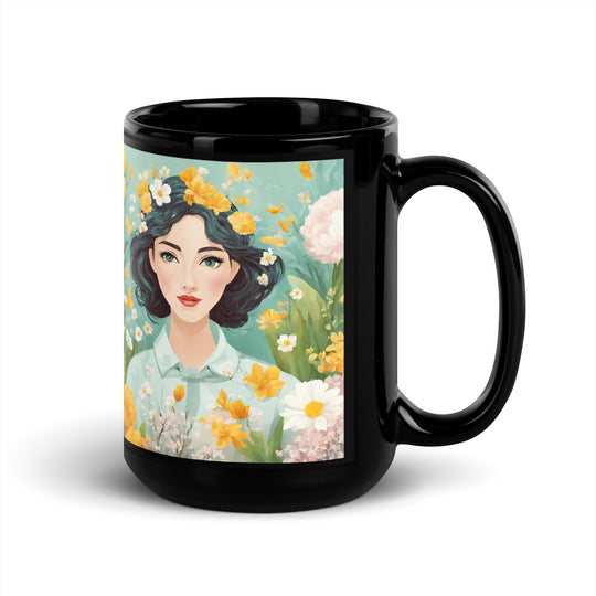 Black Glossy Mug - WhatUWant2Buy