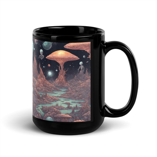 Black Glossy Mug - WhatUWant2Buy