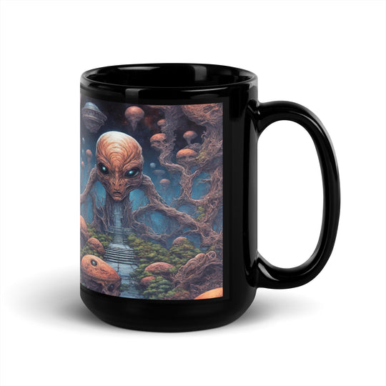 Black Glossy Mug - WhatUWant2Buy