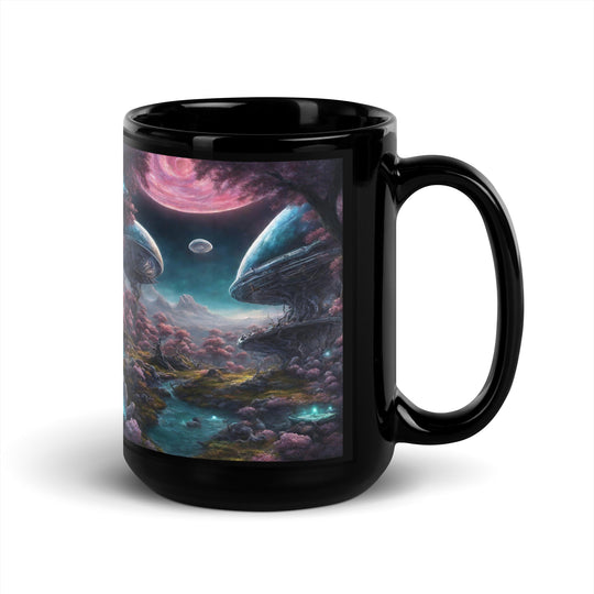 Black Glossy Mug - WhatUWant2Buy