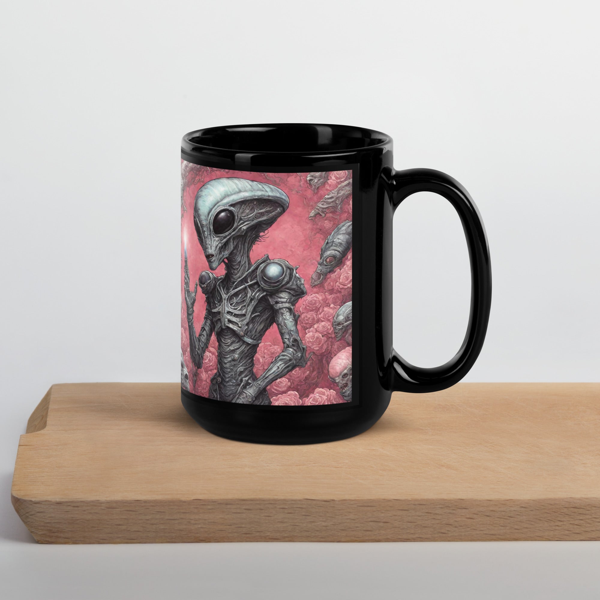 Black Glossy Mug - WhatUWant2Buy