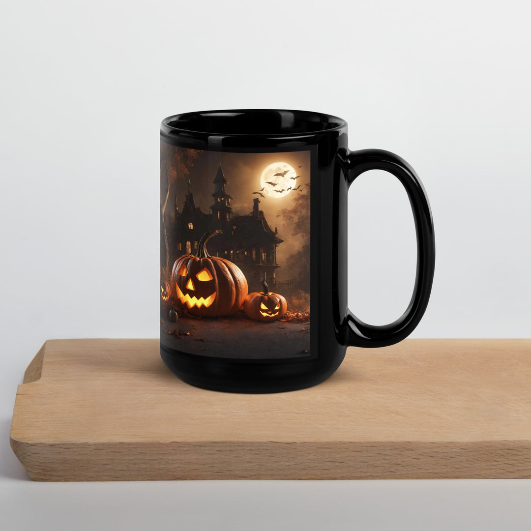Black Glossy Mug - WhatUWant2Buy