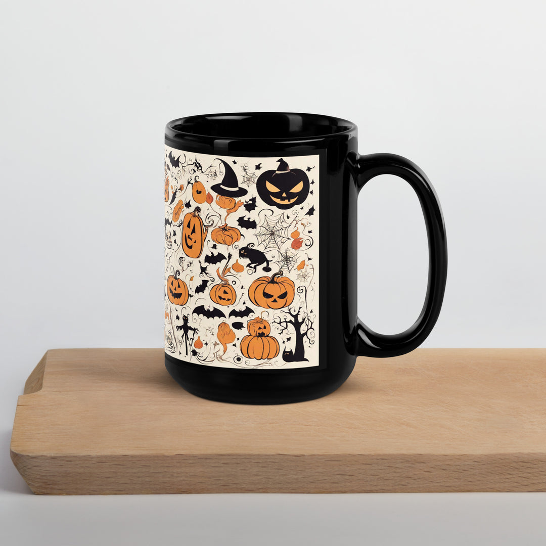 Black Glossy Mug - WhatUWant2Buy