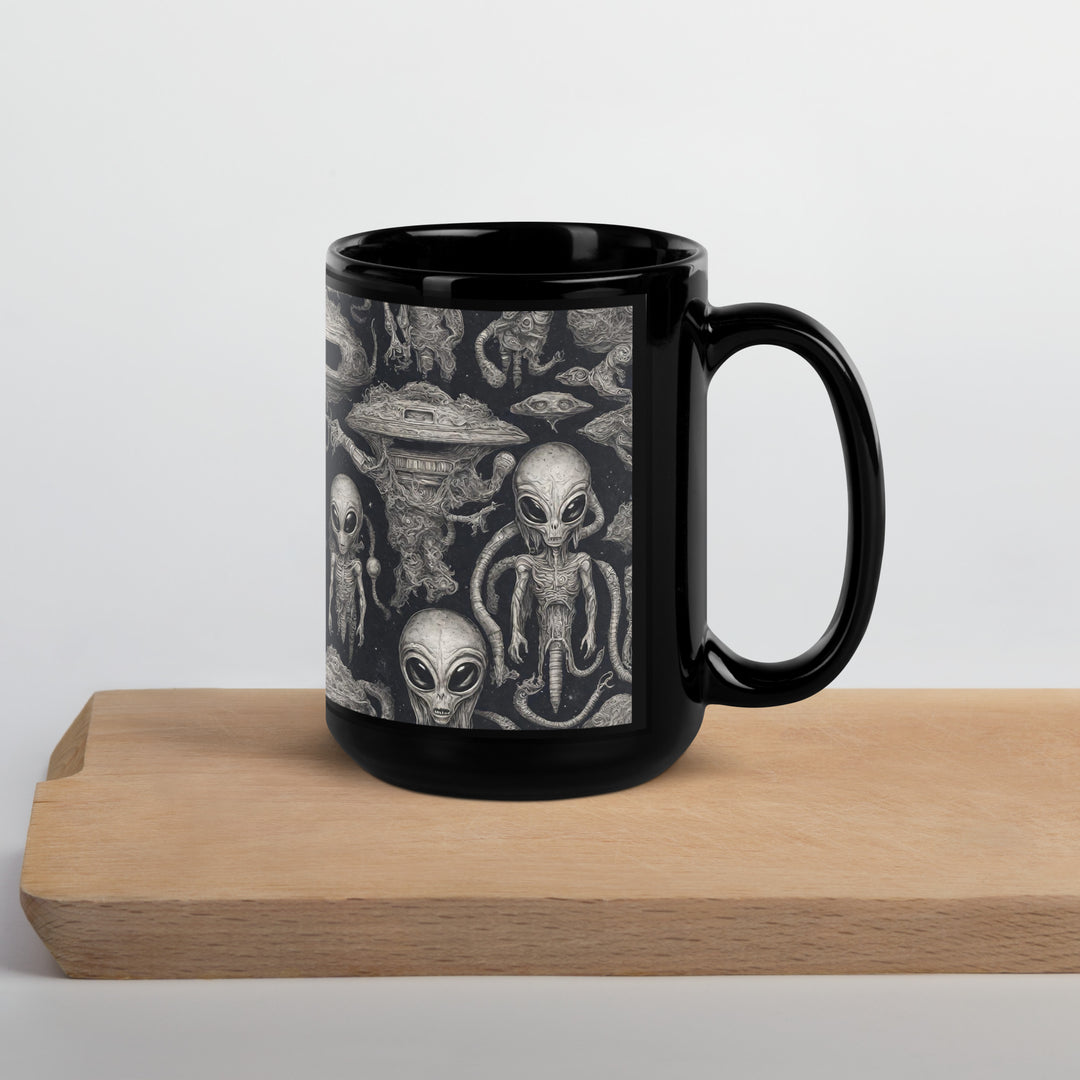Black Glossy Mug - WhatUWant2Buy