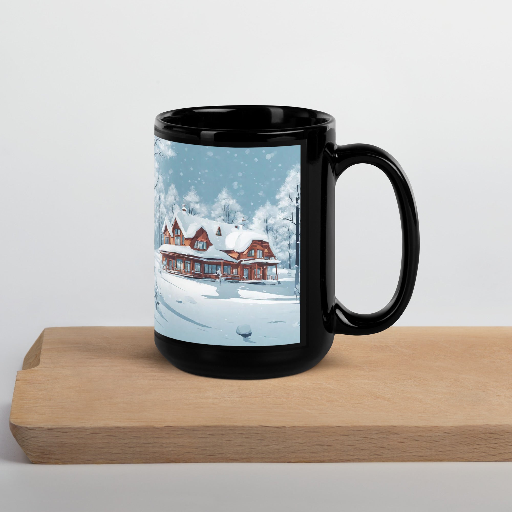 Black Glossy Mug - WhatUWant2Buy